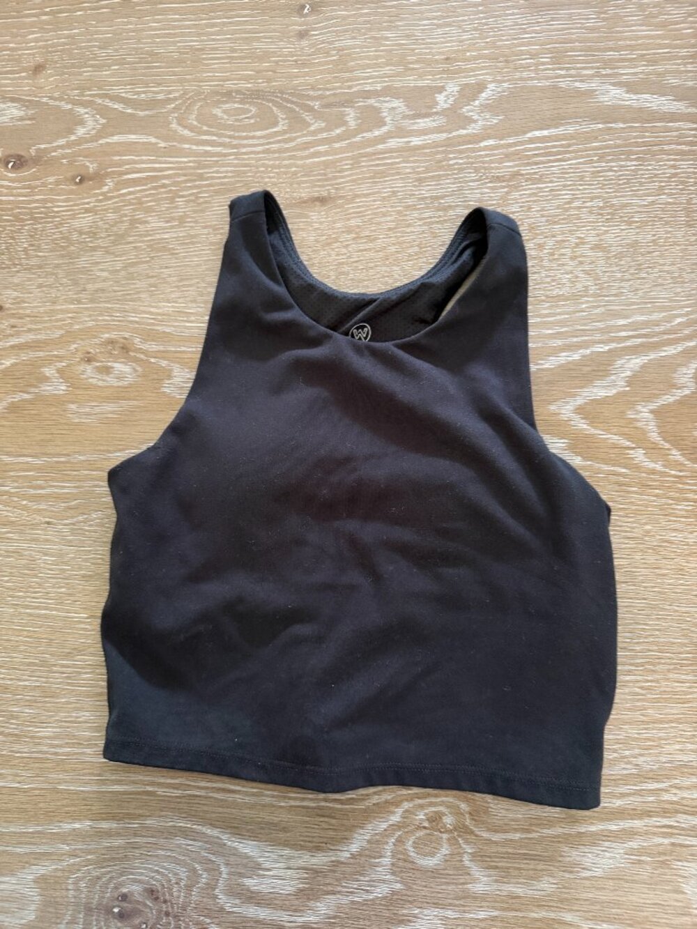 Girls Stitch Fix We Wander Performance black jersey bra top tank size Medium